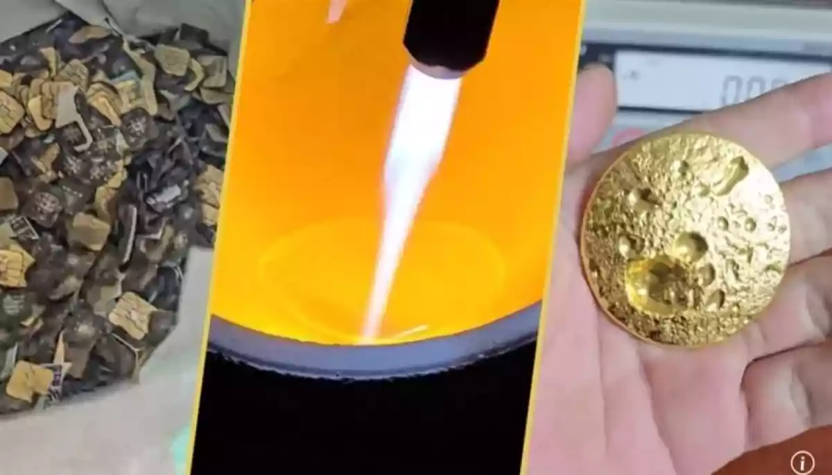 Қытайлық тұрғын SIM-карталарды жинап, одан 191 грамм алтын шығарған