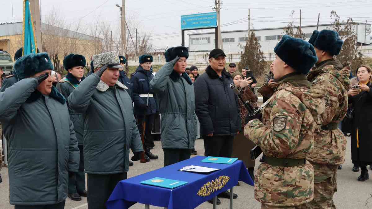 Әскери ант қабылдау рәсімі өтті