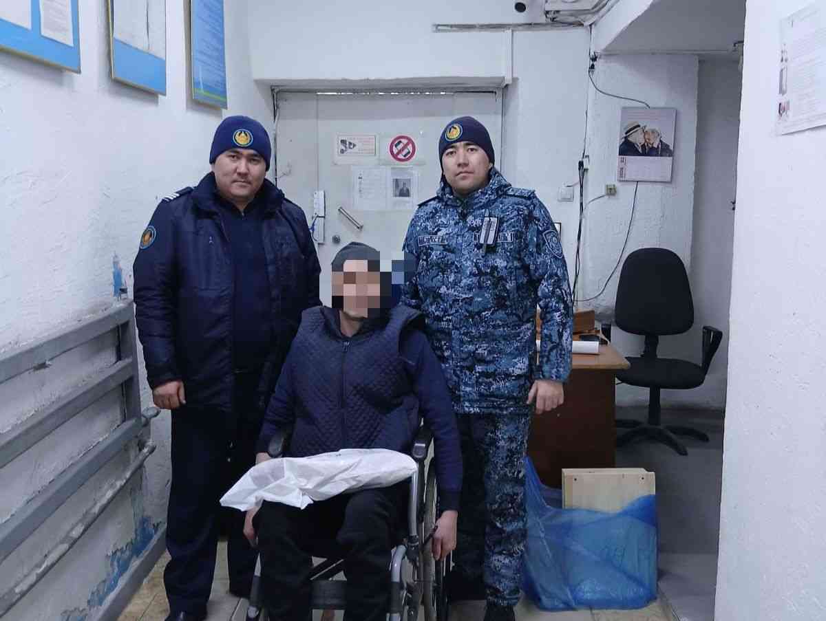 Тараздағы түзеу мекемесінен 1-топтағы мүгедек азамат босап шықты