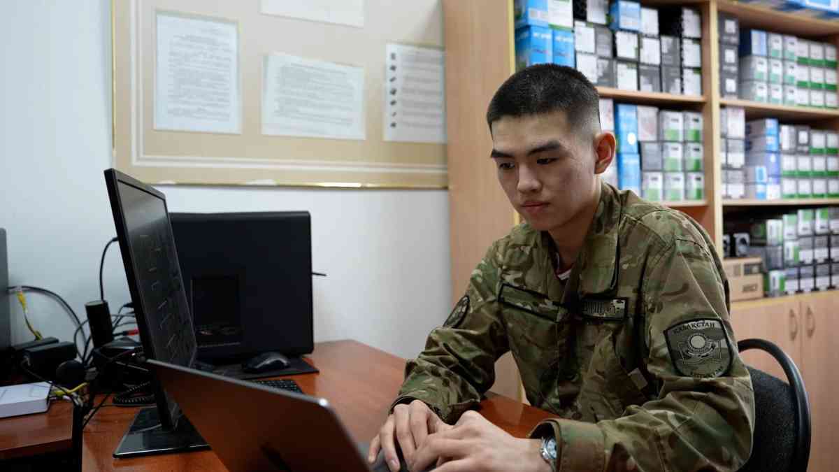 Ұлттық ұлан сарбазы әскери қызметшілерге арналған цифрлық портал әзірледі