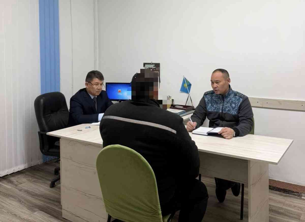 Жамбылда №58 мекемеде сотталғандармен кездесу өтті