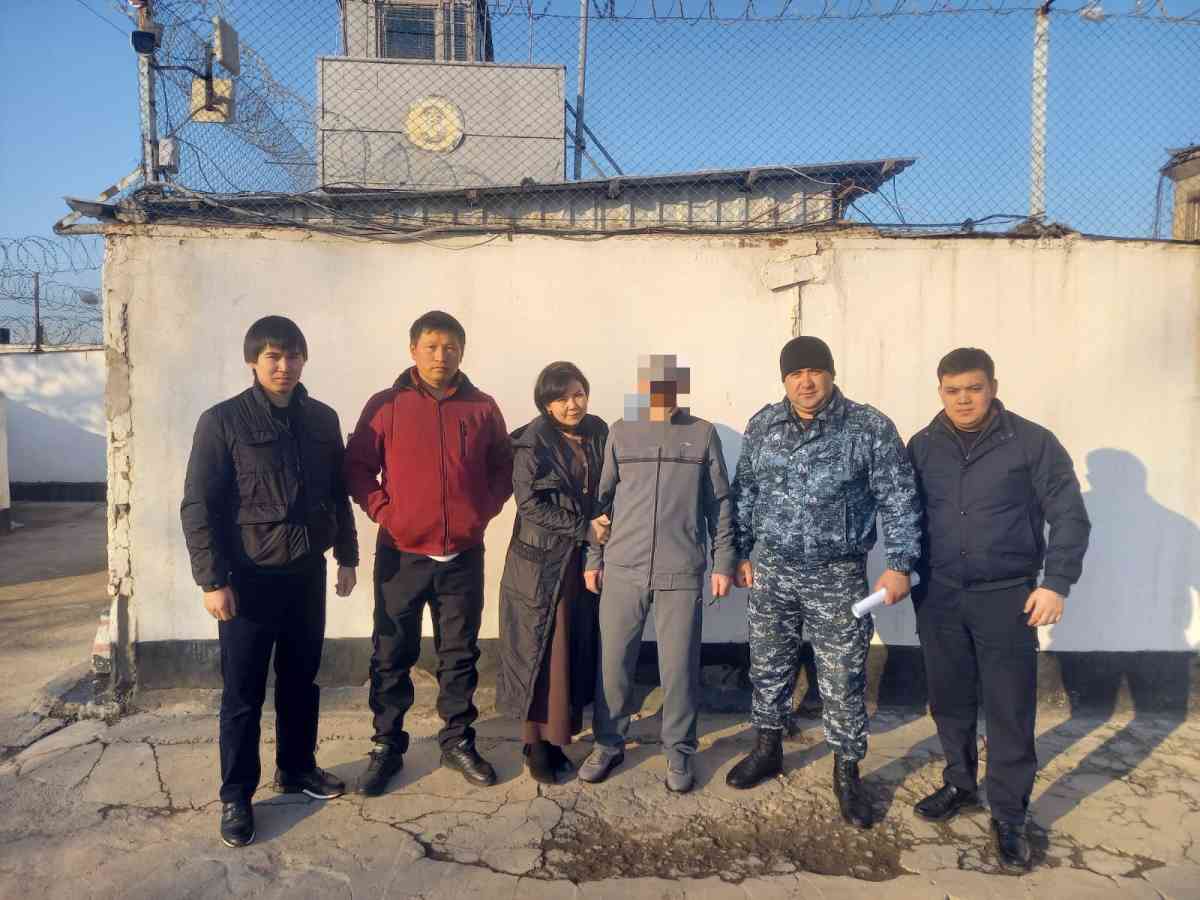 Жамбыл облысында сотталған азамат бостандыққа шықты