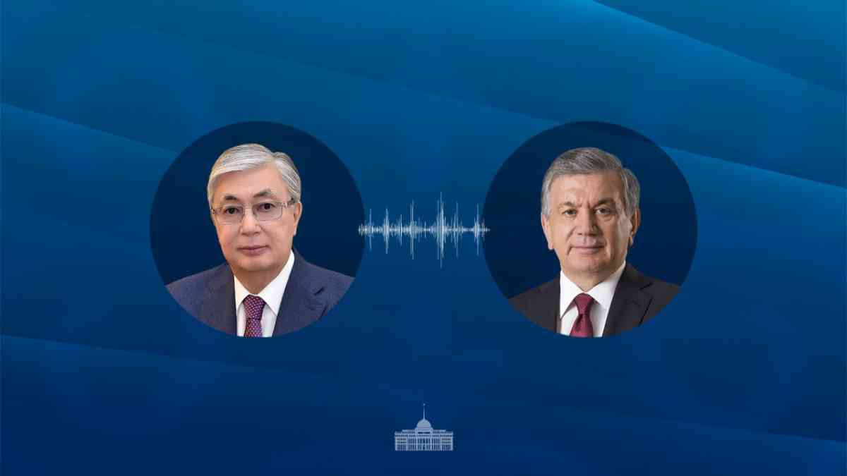 Қасым-Жомарт Тоқаев Өзбекстан Президентімен телефон арқылы сөйлесті