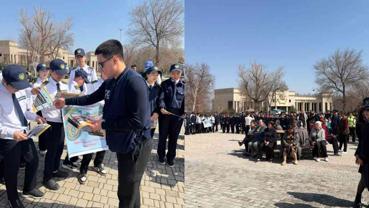 Таразда полиция мен тұрғындар арасында ашық диалог алаңы ұйымдастырылды