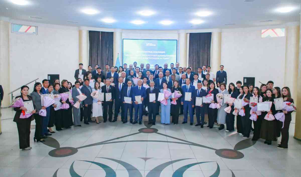 Жамбылда коалиция жұмысына үлес қосқан азаматтар марапатталды