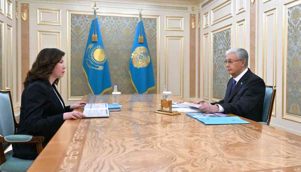 Президент Оқу-ағарту министрі Жұлдыз Сүлейменованы қабылдады