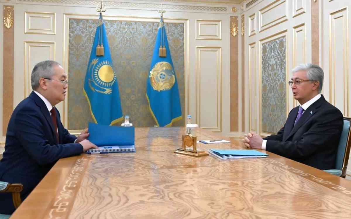 Қасым-Жомарт Тоқаев Қаржылық мониторинг агенттігінің төрағасын қабылдады
