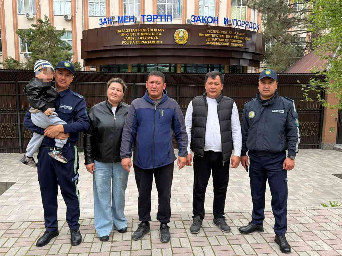 Жамбылда полиция қызметкерлерінің жедел әрекеті баланың өмірін сақтап қалды