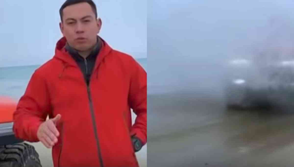 Бозжыра маңында заң бұзған өзбекстандық блогерге айыппұл салынды