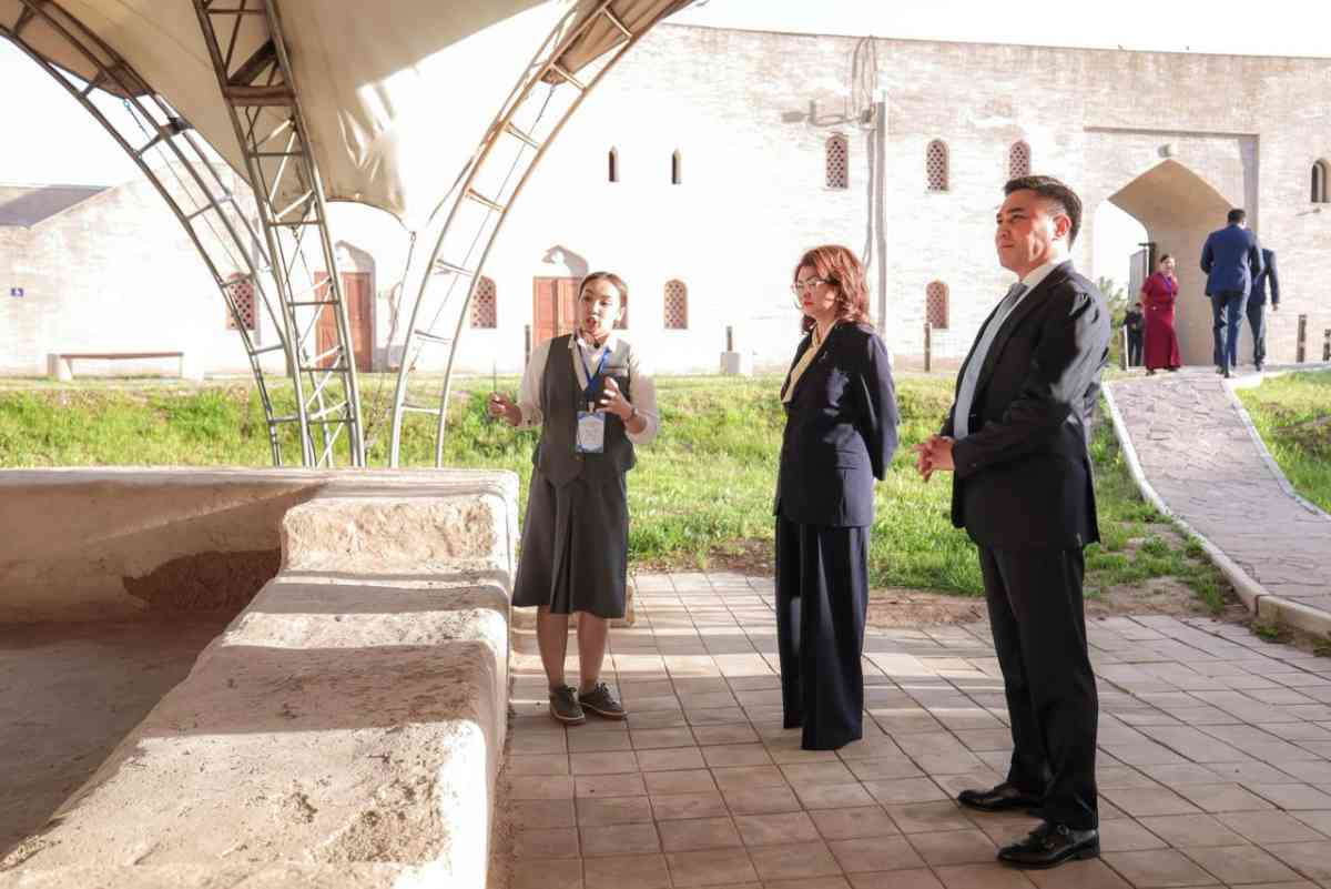 Аида Балаева жұмыс сапарымен Шымкент қаласына барды