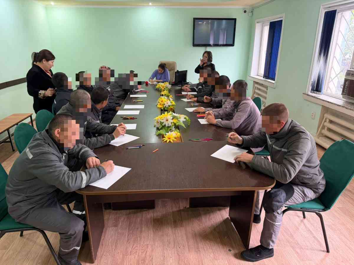 Түзеу мекемесінде суицидтің алдын алу бойынша тренинг өтті