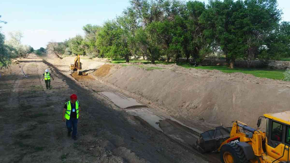 Жамбылда 42 каналды реконструкциялау және бетондау жұмыстары басталды